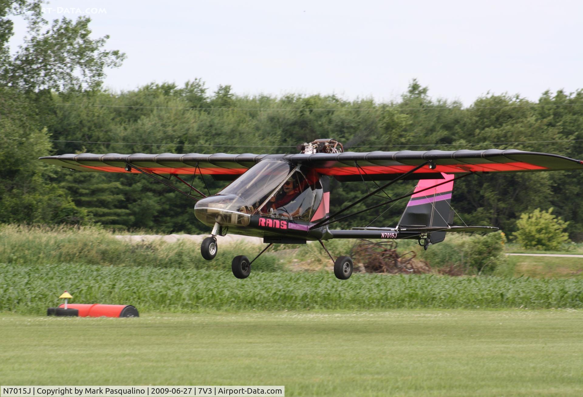 N7015J, 1993 Rans S-12 Airaile C/N 1292336, Rans S-12 Airaile