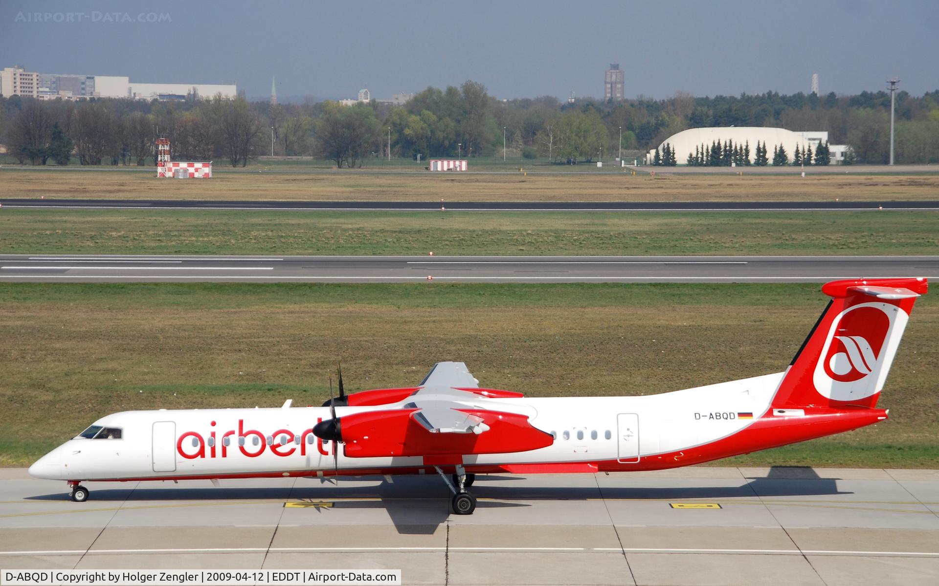 D-ABQD, 2009 De Havilland Canada DHC-8-402Q Dash 8 C/N 4234, Air Berlin (LGW) De Havilland Canada DHC-8-402Q