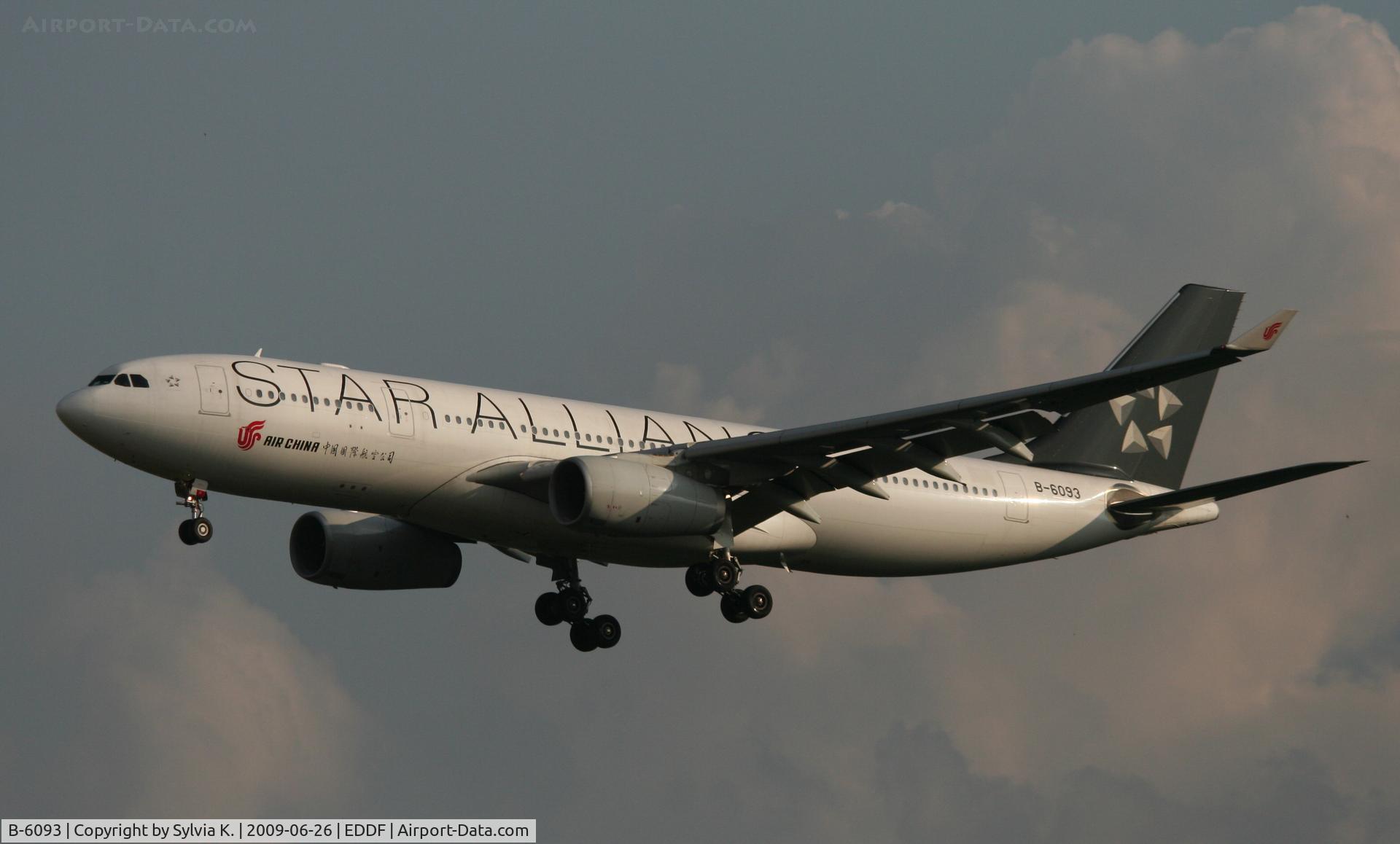 B-6093, 2007 Airbus A330-243 C/N 884, Star Alliance Air China