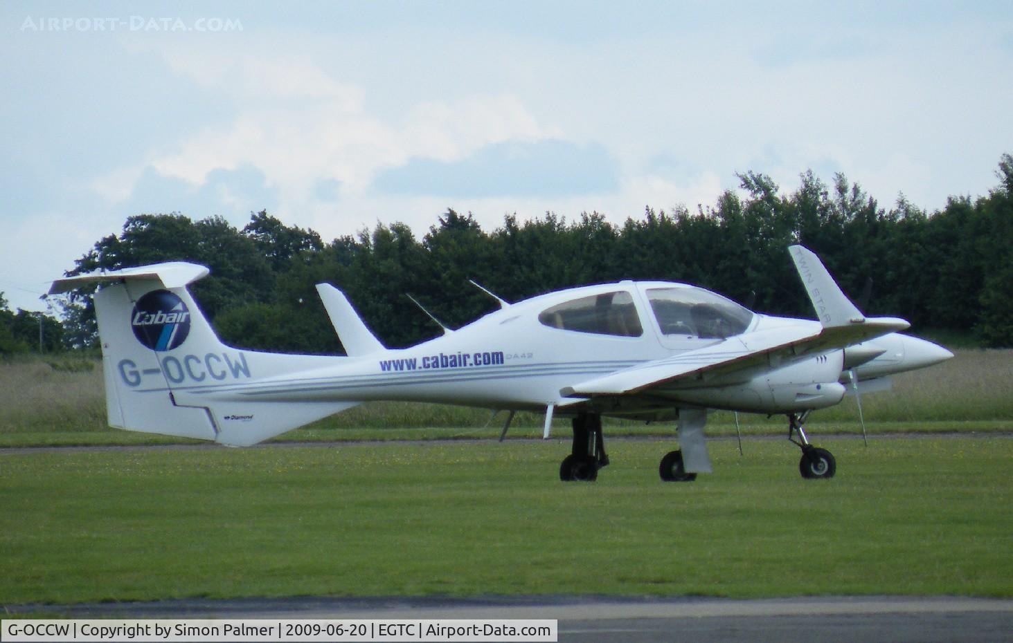 G-OCCW, 2006 Diamond DA-42 Twin Star C/N 42.154, DA42 based at Cranfield