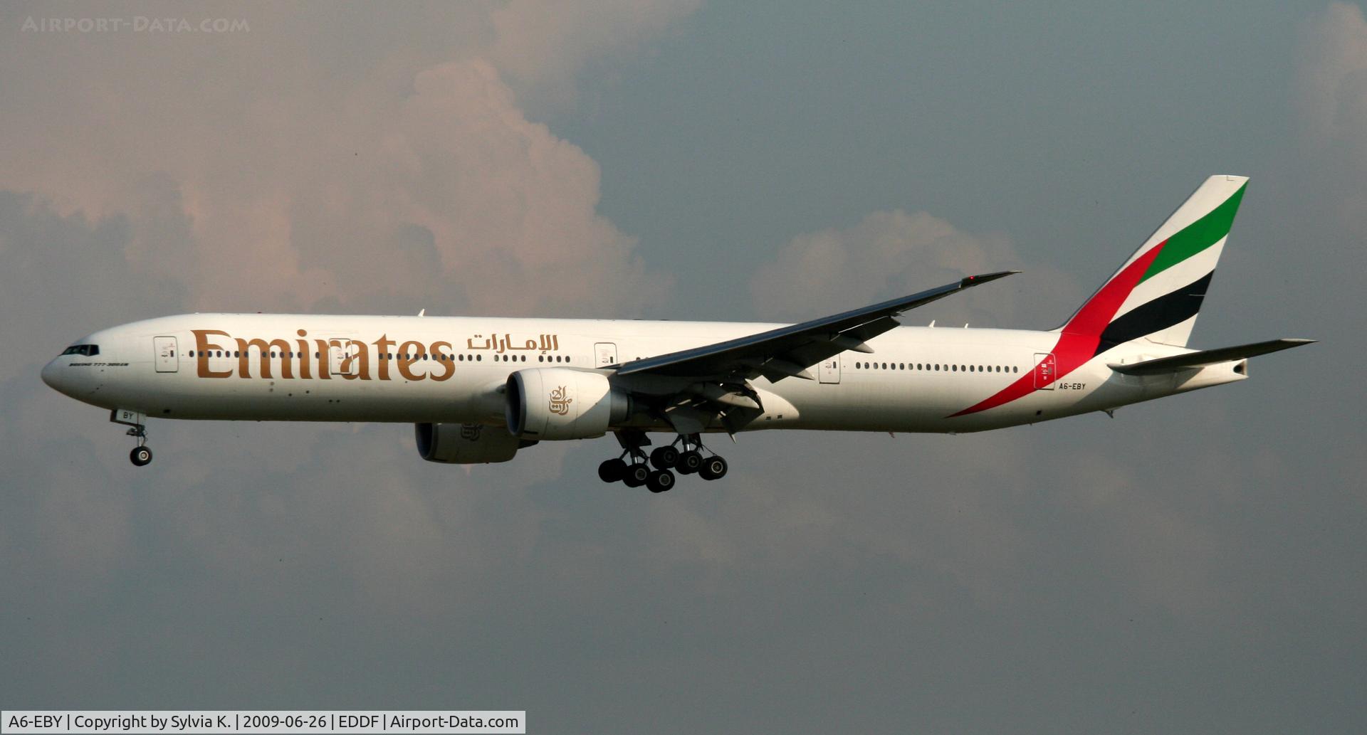A6-EBY, 2007 Boeing 777-36N/ER C/N 33864, Emirates
