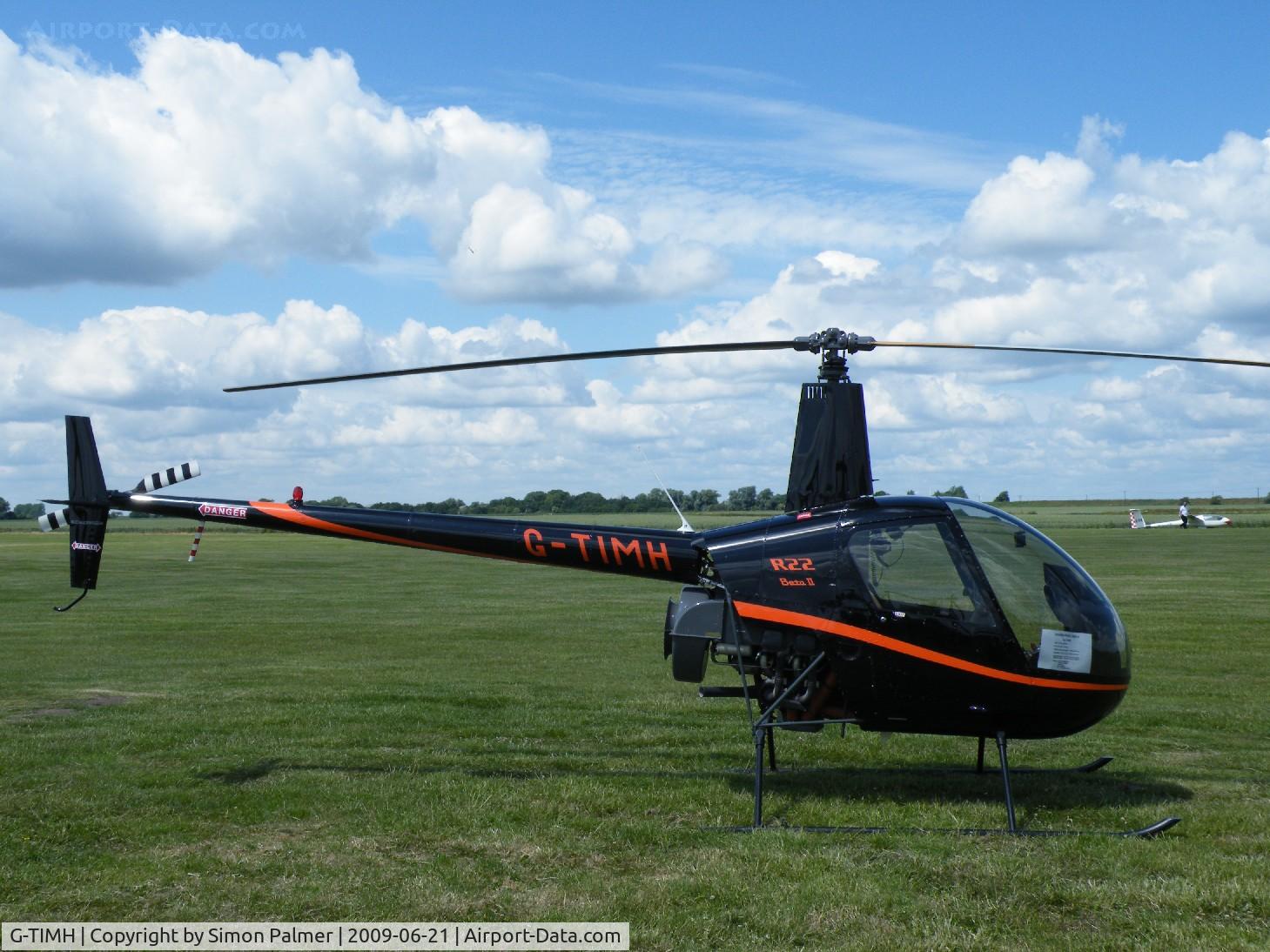 G-TIMH, 2007 Robinson R22 C/N 4108, R22 visiting Crowland