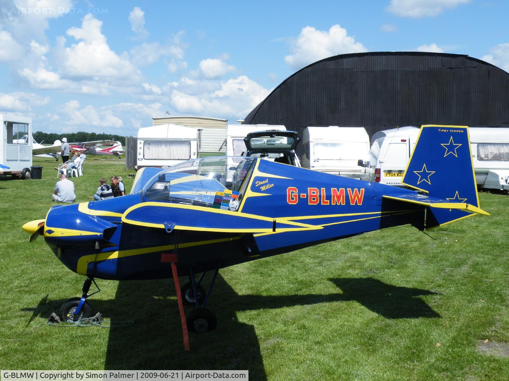 G-BLMW, 1987 Slingsby Tipsy T-66 Nipper 3 C/N PFA 025-11020, Nipper T66 based at Crowland