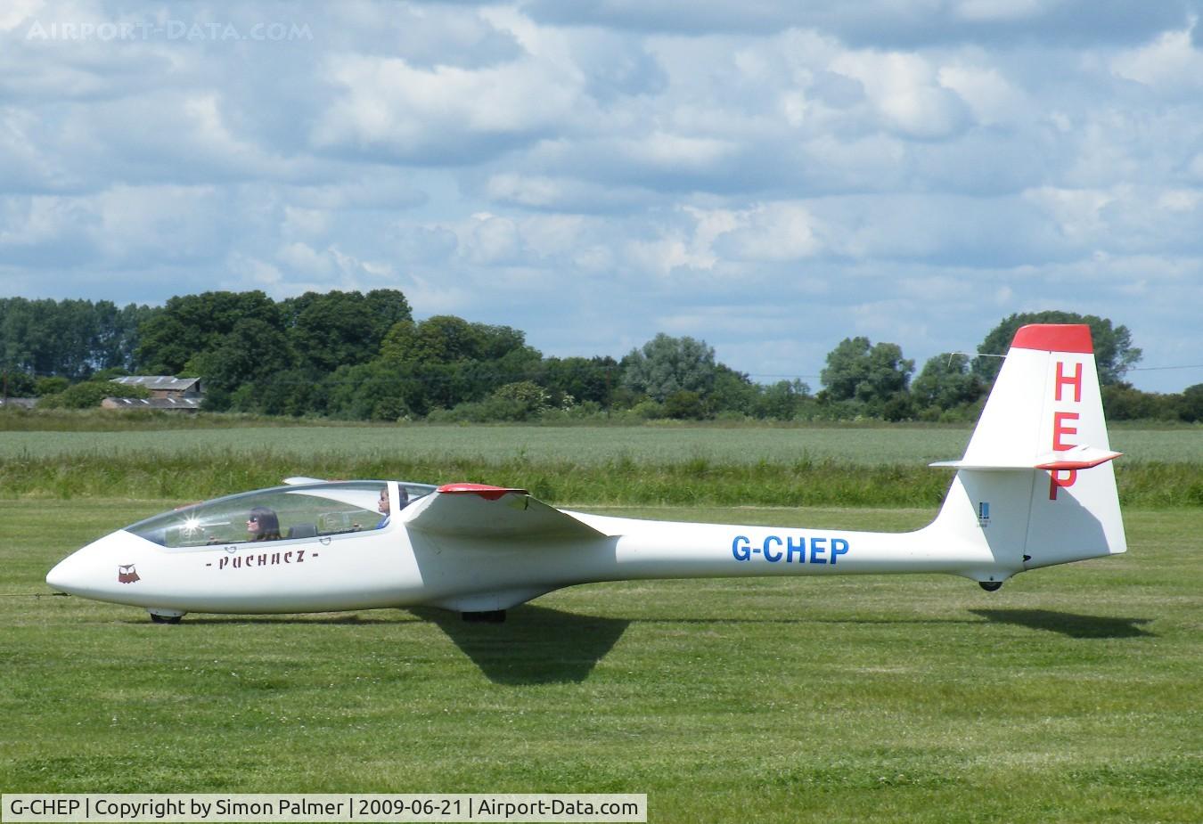 G-CHEP, 1992 PZL-Bielsko SZD-50-3 Puchacz C/N B-2057, Puchacz based at Crowland