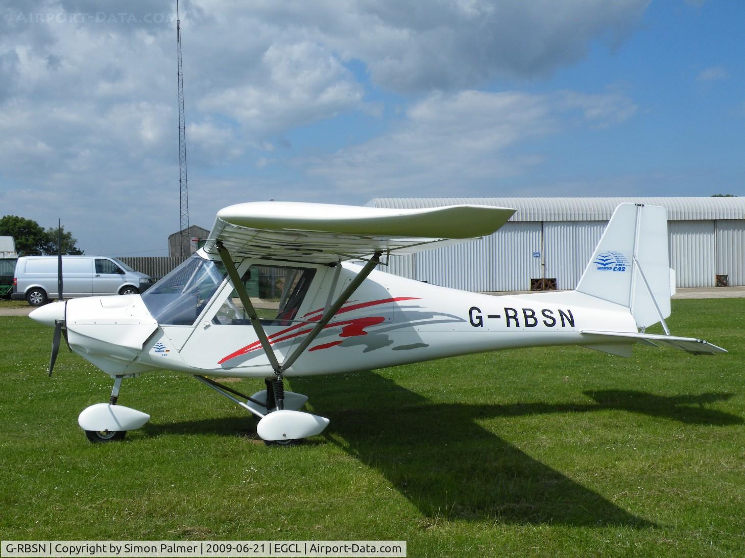 G-RBSN, 2004 Comco Ikarus C42 FB80 C/N 0407-6610, Ikarus C42 seen on a gloriously sunny day