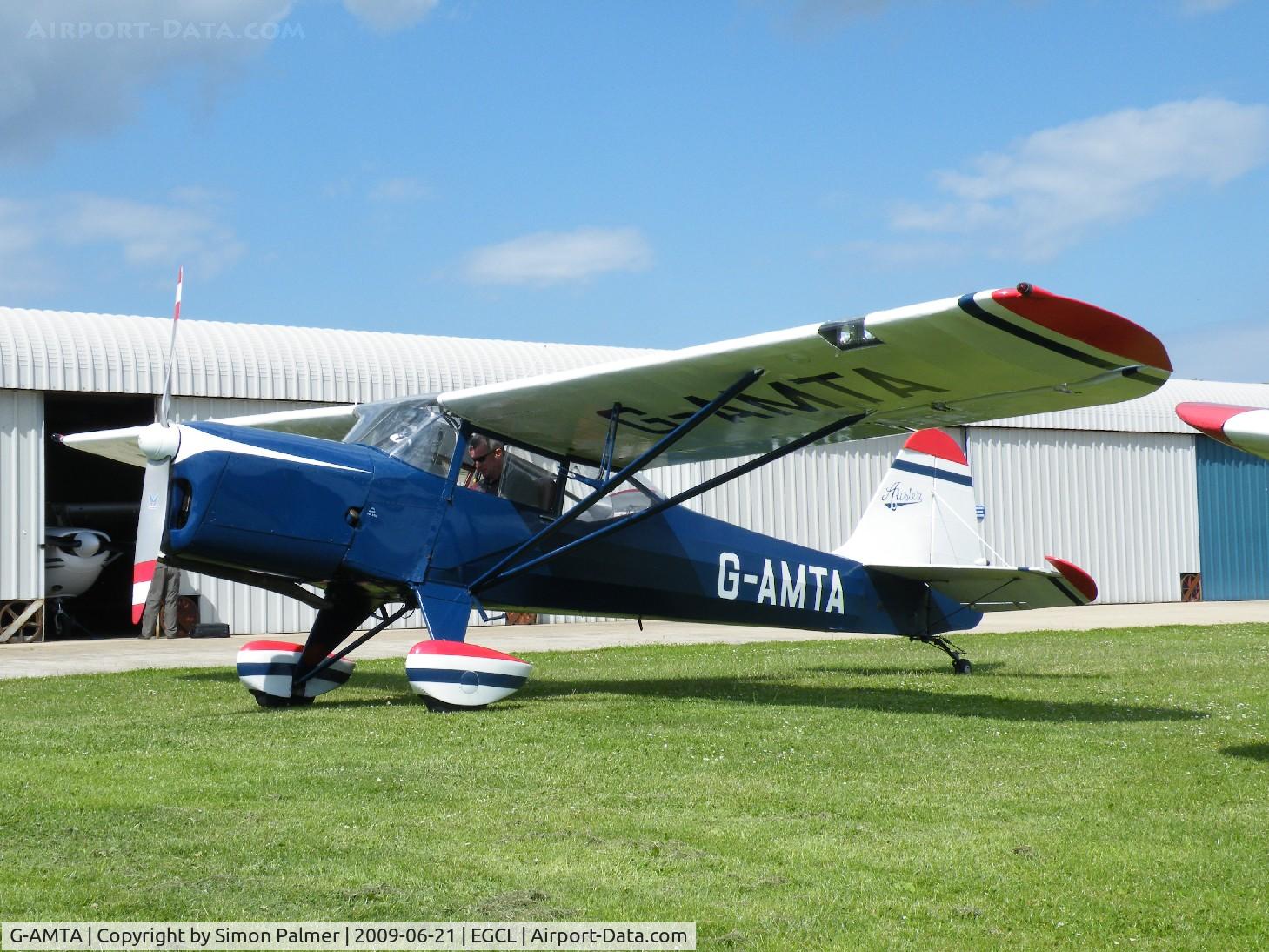 G-AMTA, 1952 Auster J-5F Aiglet Trainer C/N 2780, Auster in smart paint scheme