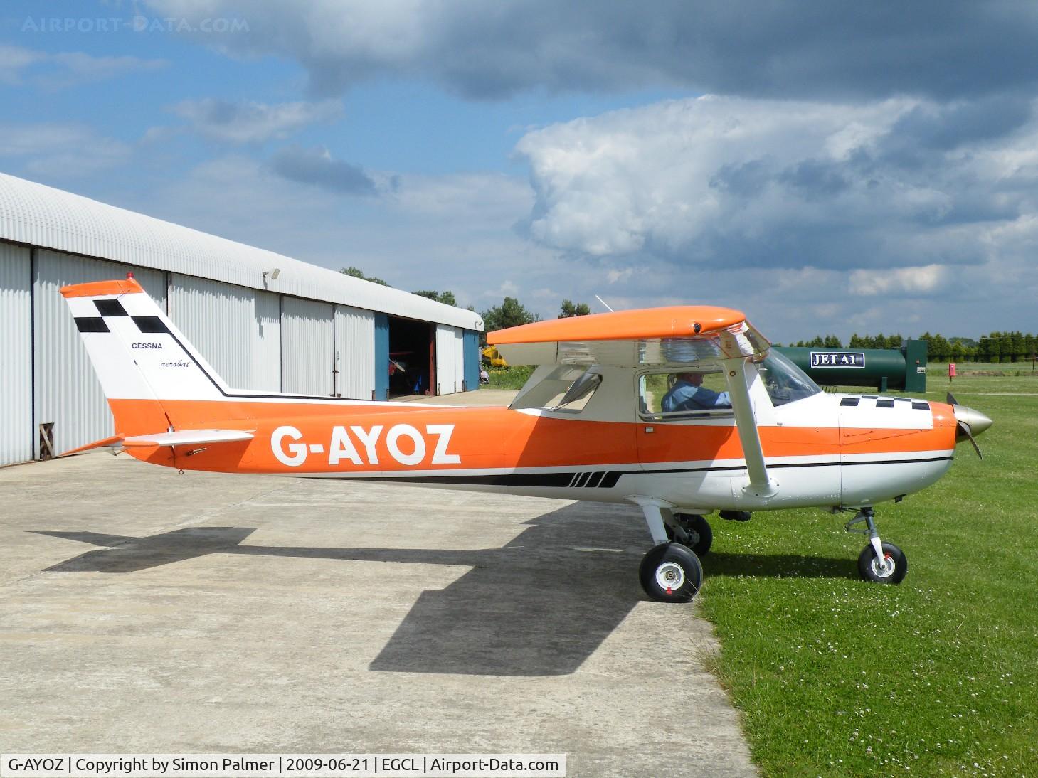 G-AYOZ, 1971 Reims FA150L C/N 0085, On one of those days when even a Cessna looks good