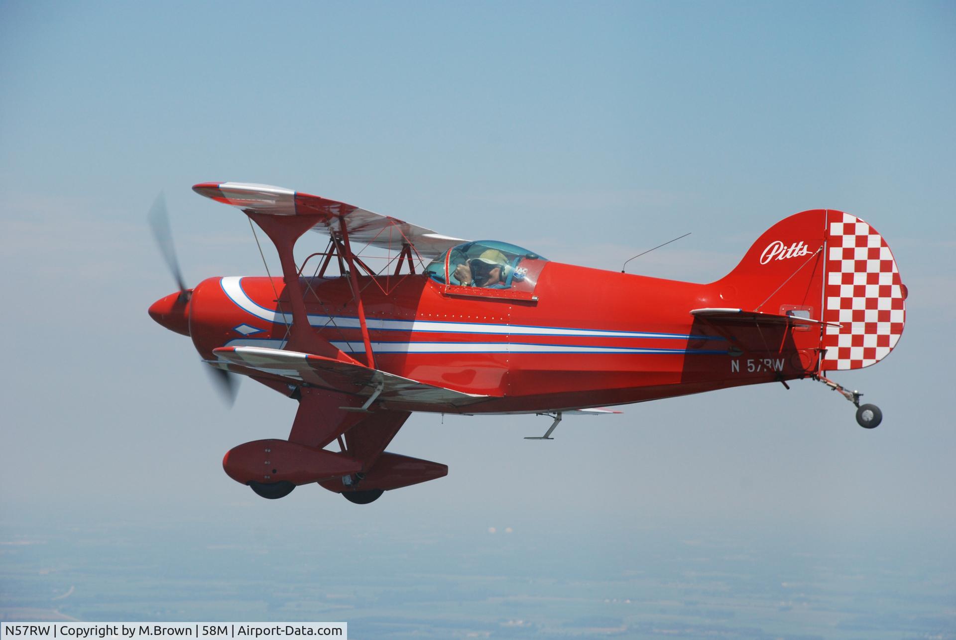 N57RW, 1979 Pitts S-1S Special C/N 4, N57RW over Georgetown, Md