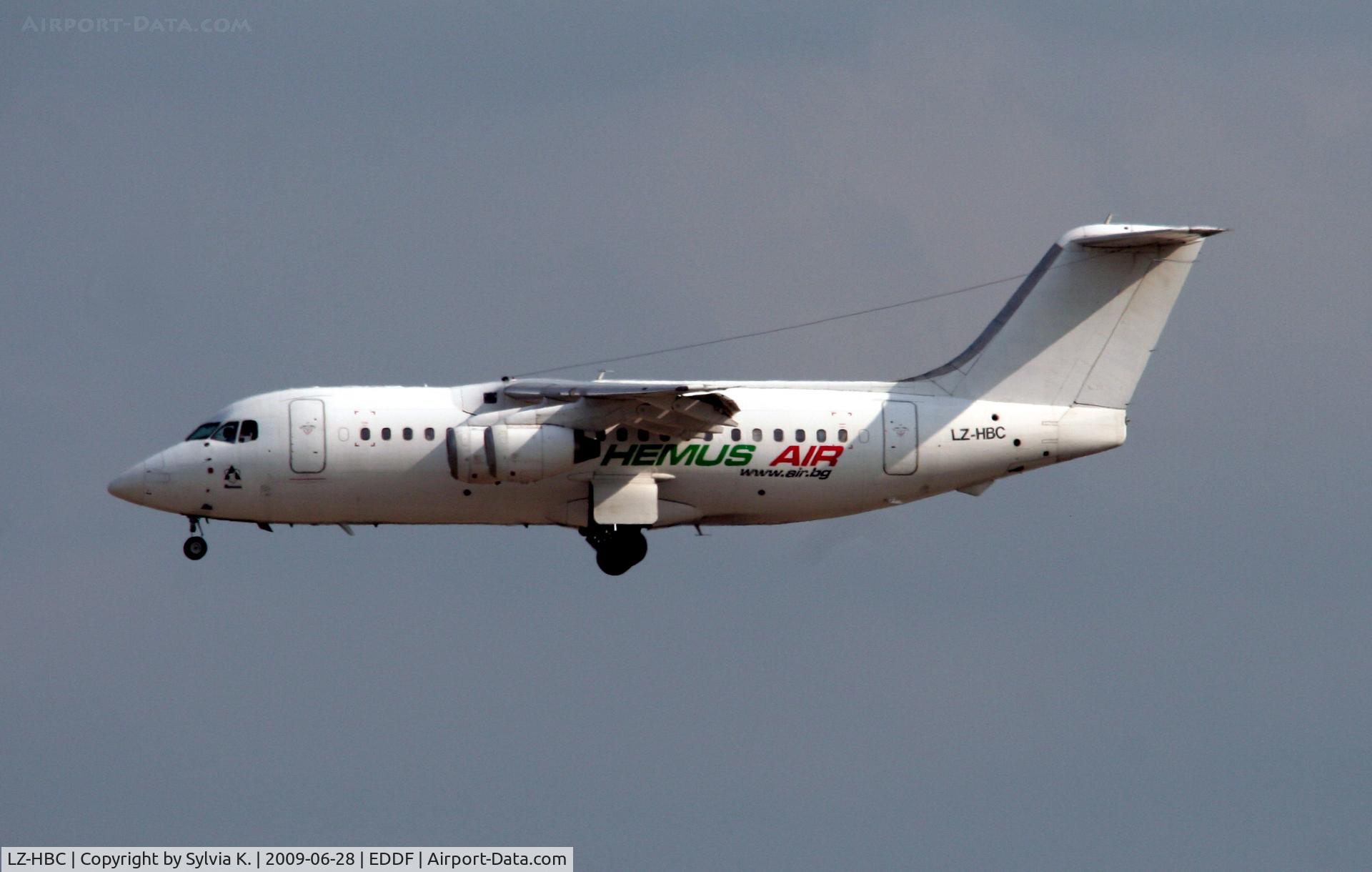 LZ-HBC, 1987 British Aerospace BAe.146-200 C/N E2093, Hemus Air
