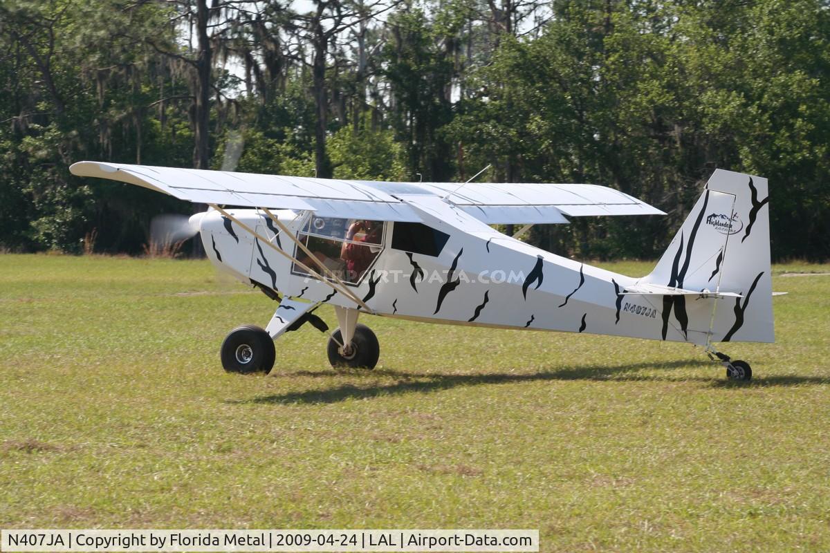 N407JA, Just Aircraft Highlander C/N JAESC0119, Highlander