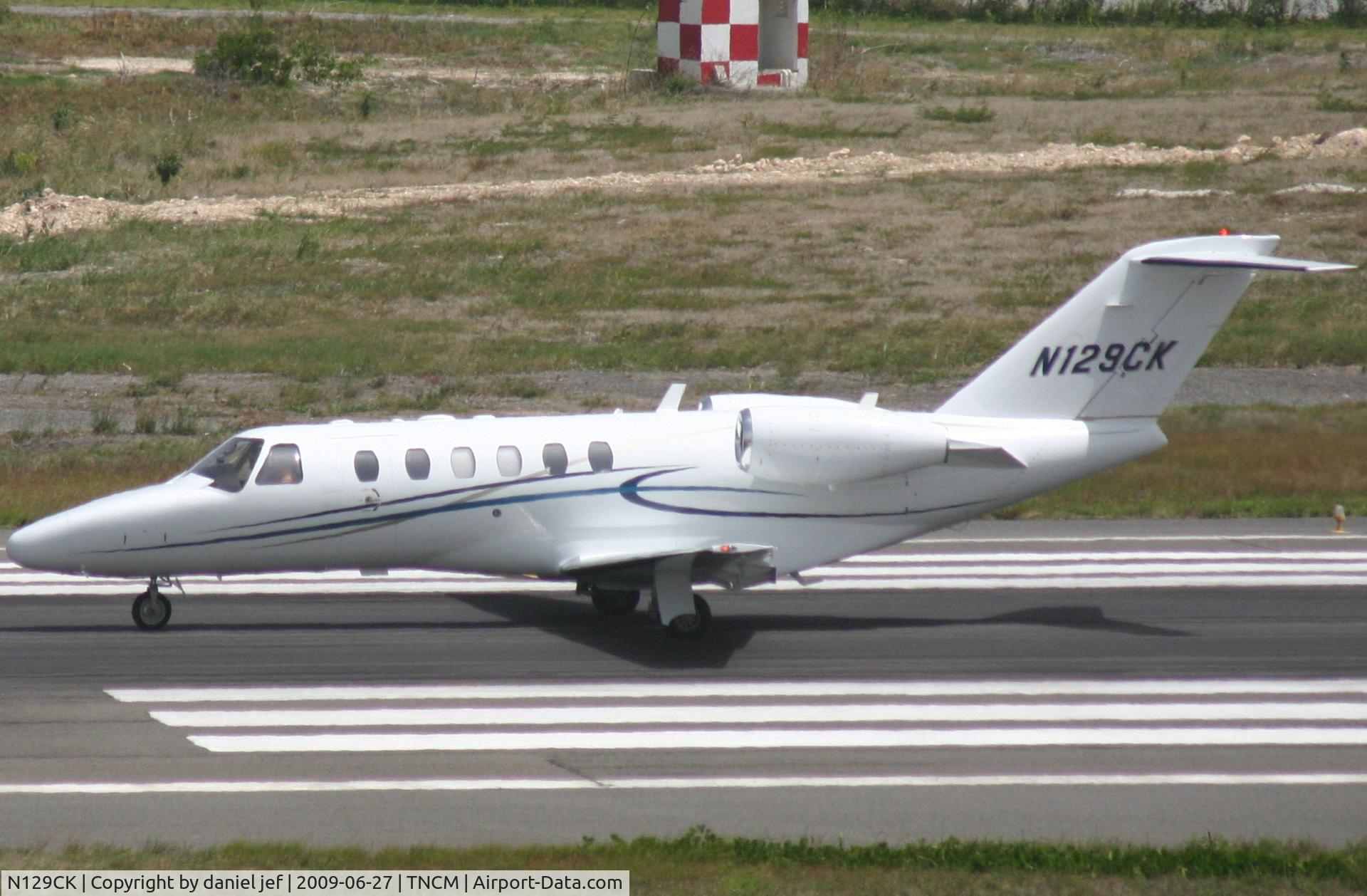 N129CK, 2008 Cessna 525A CitationJet CJ2+ C/N 525A0382, taking off