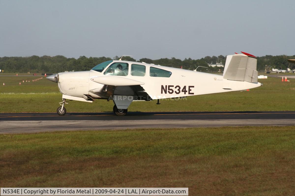 N534E, 1965 Beech S35 Bonanza C/N D-7825, Beech S35