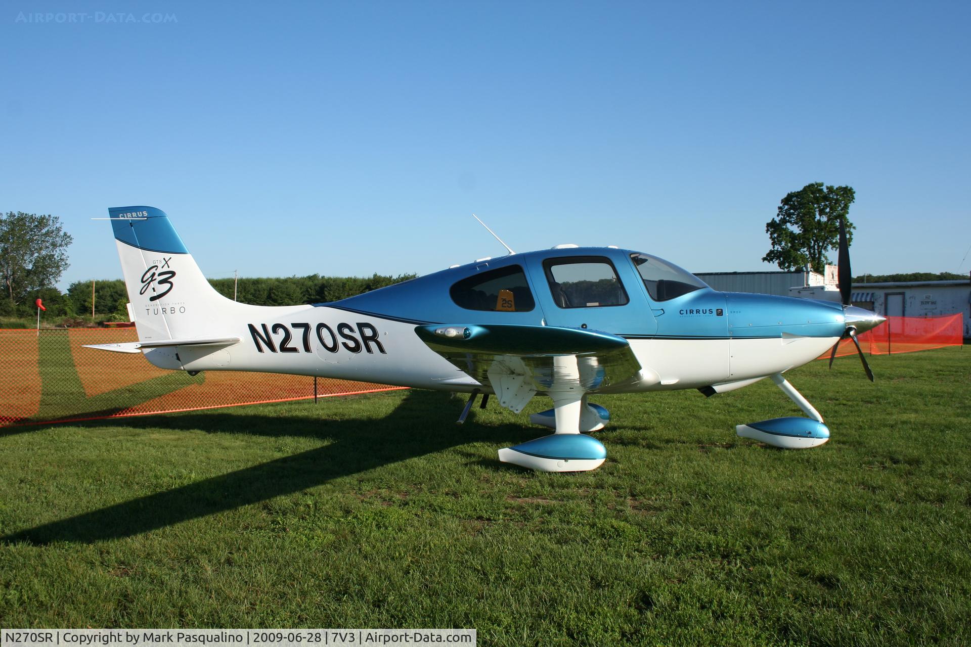 N270SR, 2007 Cirrus SR22 G3 GTSX Turbo C/N 2730, SR22