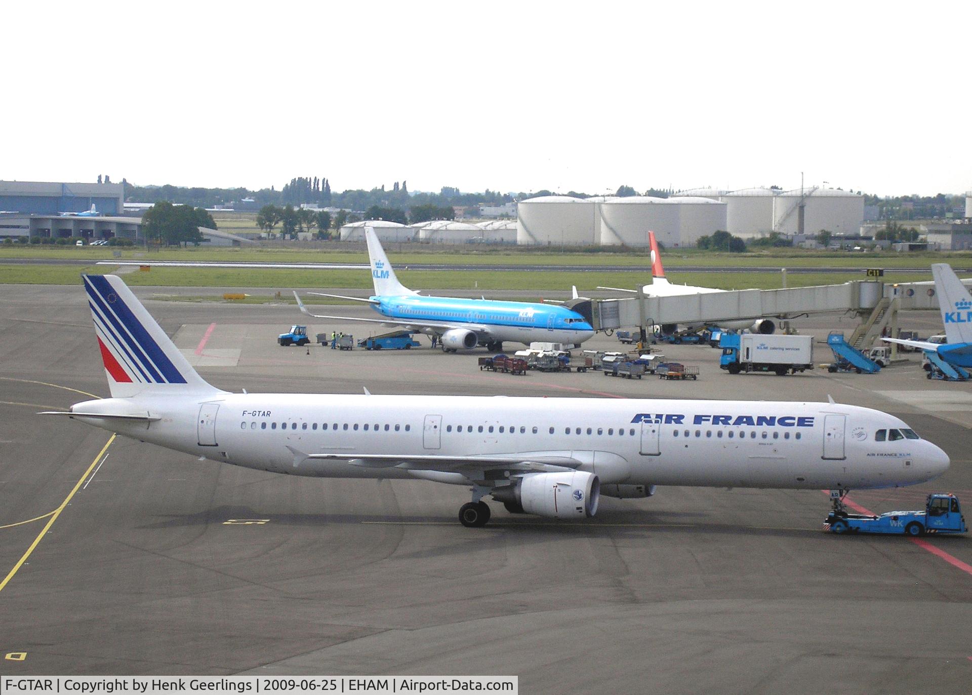 F-GTAR, 2008 Airbus A321-212 C/N 3401, Schiphol Airport