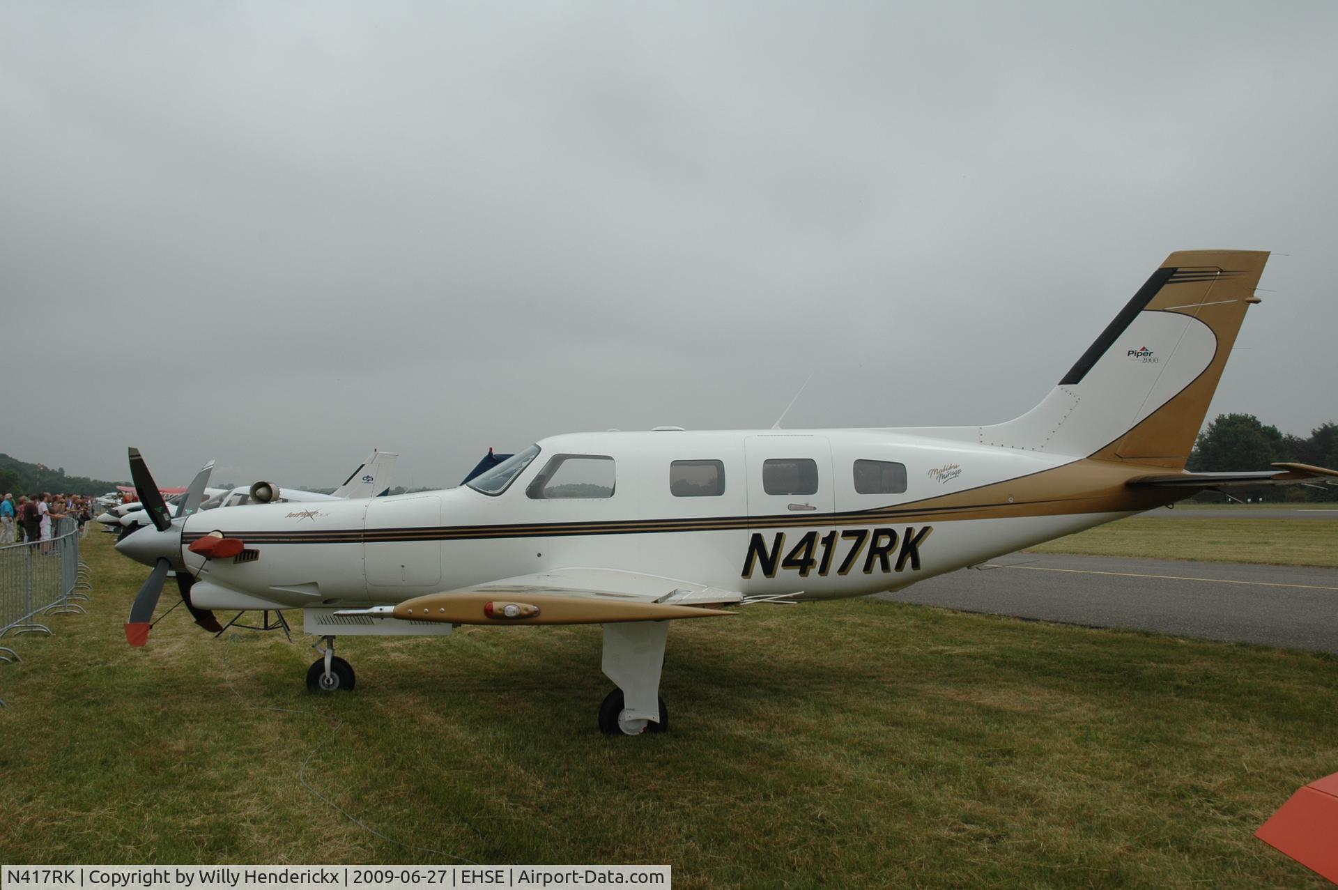 N417RK, 1999 Piper PA-46-350P Malibu Mirage C/N 4636249, Static during Seppe Airshow