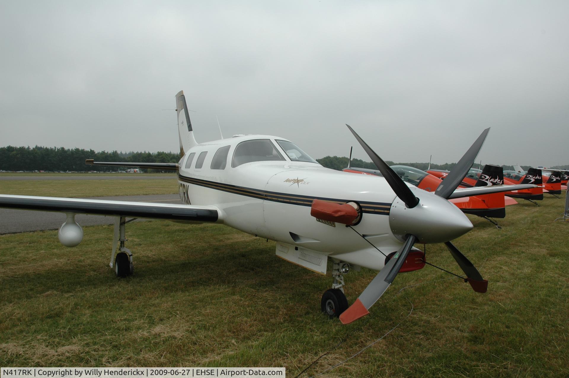 N417RK, 1999 Piper PA-46-350P Malibu Mirage C/N 4636249, Static during Seppe Airshow