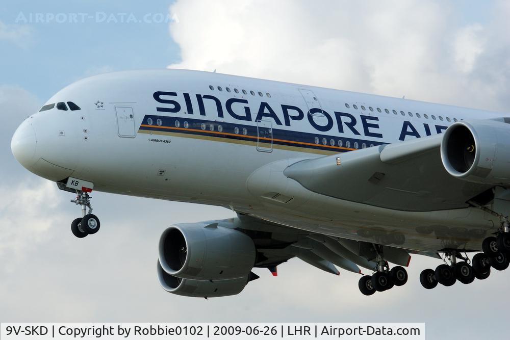9V-SKD, 2008 Airbus A380-841 C/N 008, Close Up