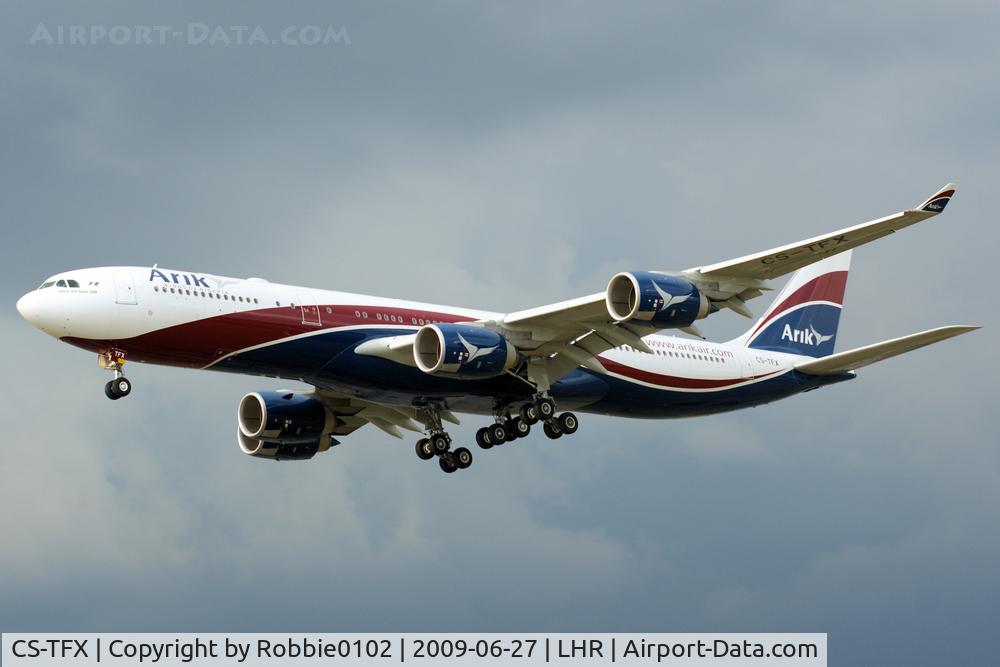 CS-TFX, 2008 Airbus A340-541 C/N 912, beautiful Arik
