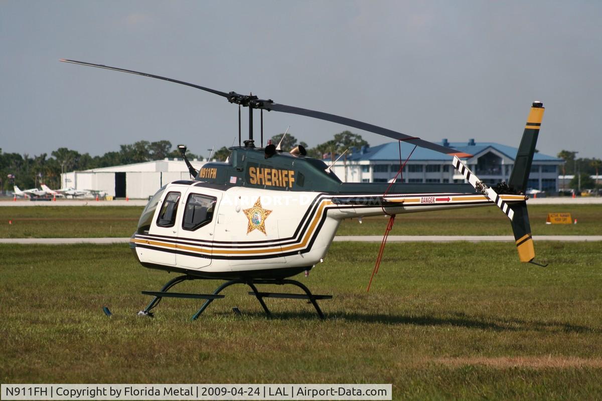 N911FH, Bell OH-58A C/N 72-21909, Polk County Sheriff Bell 206