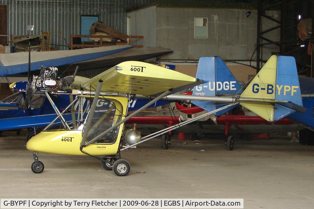 G-BYPF, 1999 Thruster Sprint T600N C/N 9089-T600N-034, Thruster 600 N at Shobdon on the Day of the 2009 LAA Regional Strut Fly-in