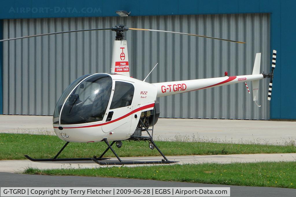 G-TGRD, 1997 Robinson R22 Beta II C/N 2712, Tiger Helicopters based at Shobdon
