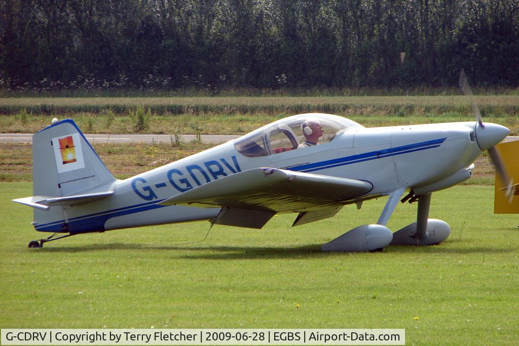 G-CDRV, 2005 Vans RV-9A C/N PFA 320-14186, Vans RV-9A at Shobdon on the Day of the 2009 LAA Regional Strut Fly-in