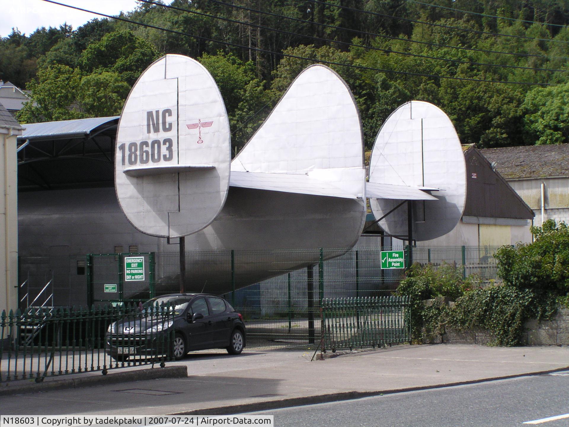 N18603, 1939 Boeing 314 C/N 1990, replica? in Ireland
