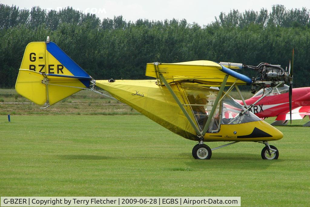 G-BZER, 2000 Raj Hamsa X-Air R100(1) C/N BMAA/HB/133, X'air at Shobdon on the Day of the 2009 LAA Regional Strut Fly-in
