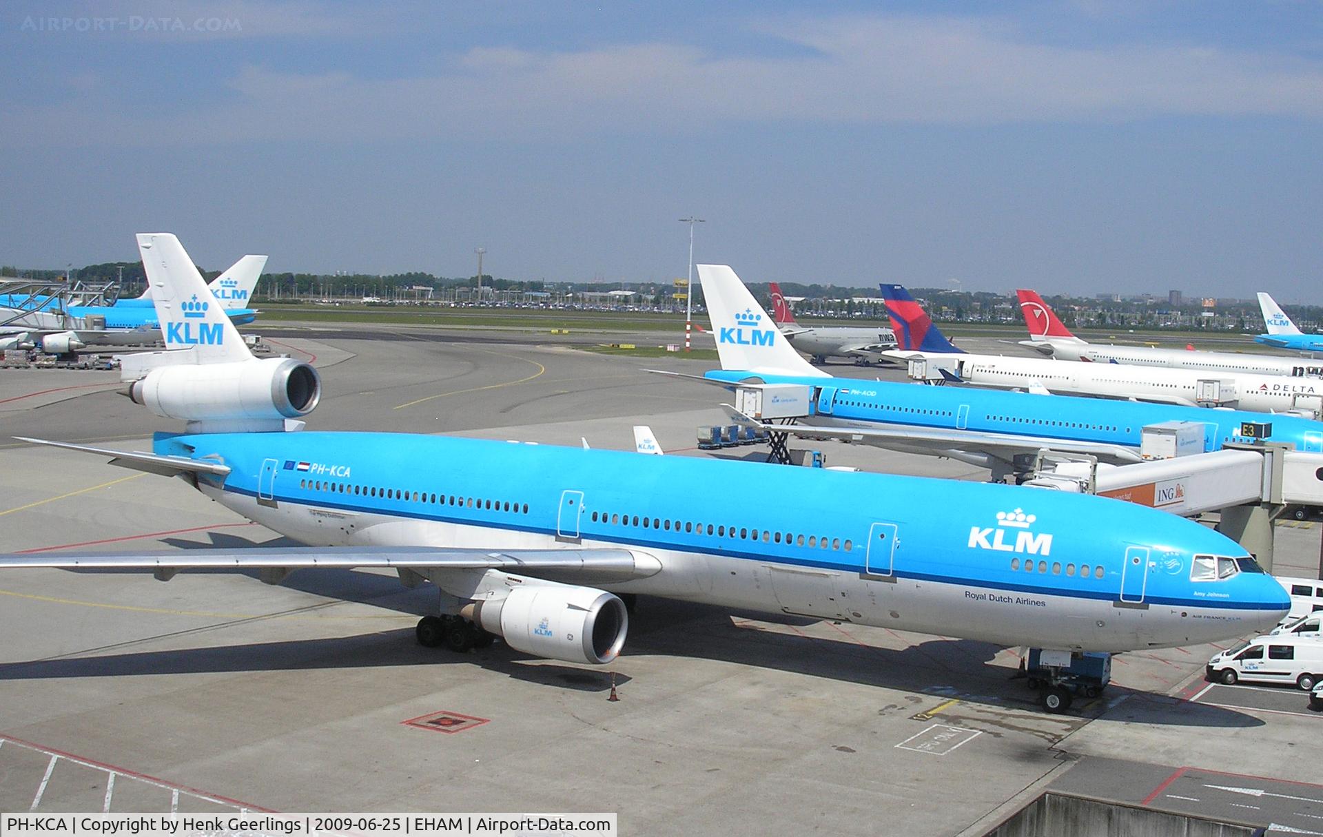 PH-KCA, 1993 McDonnell Douglas MD-11 C/N 48555, Schiphol Airport