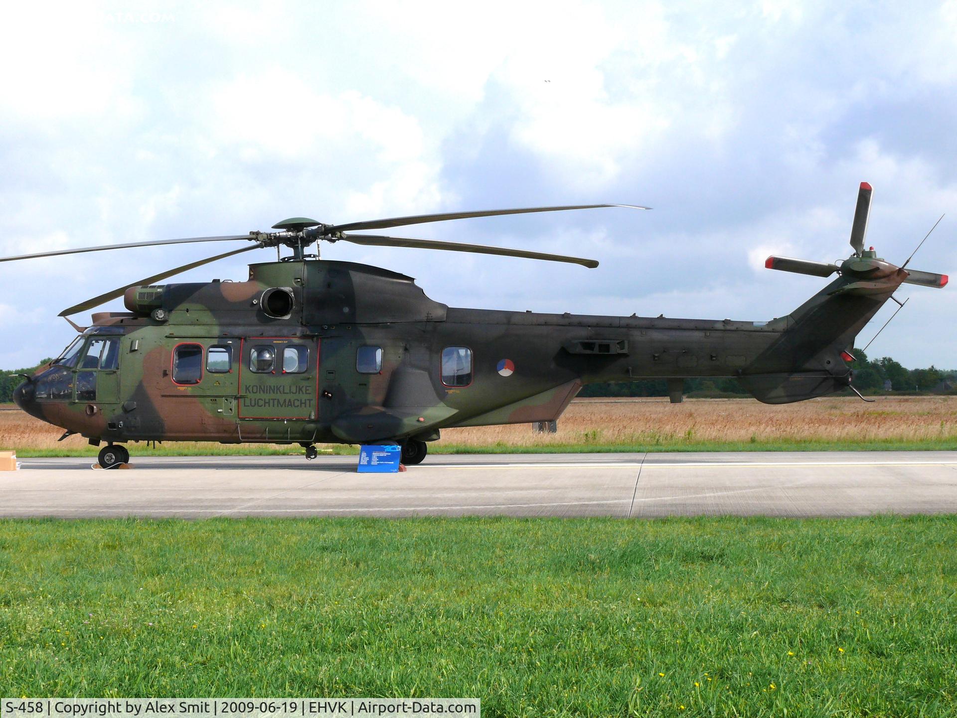 S-458, Eurocopter AS-532U2 Cougar C/N 2458, Aerospatiale SA532U2 Cougar S-458 Royal Netherlands Air Force