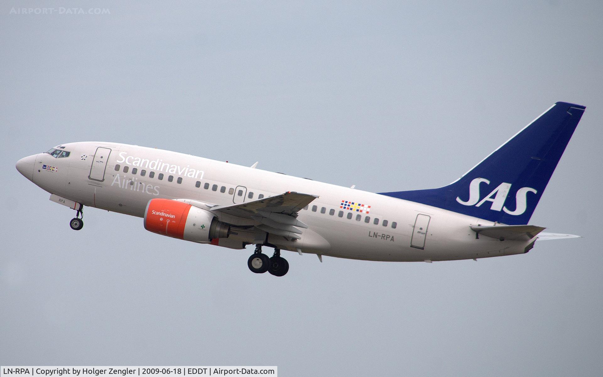 LN-RPA, 1998 Boeing 737-683 C/N 28290, Scandic shuttle to Stockholm