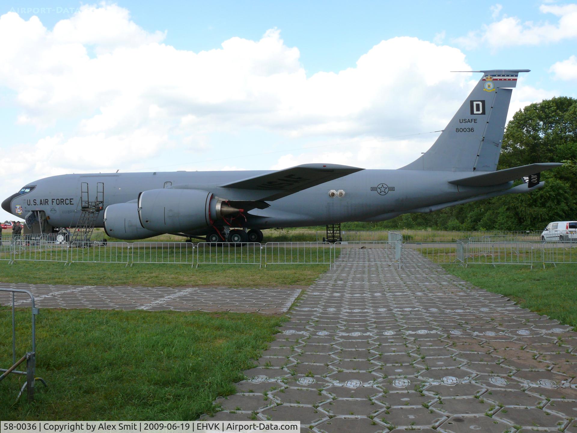 58-0036, 1958 Boeing KC-135R Stratotanker C/N 17781, Boeing KC-135R Stratotanker 58-0036/D US Air Force
