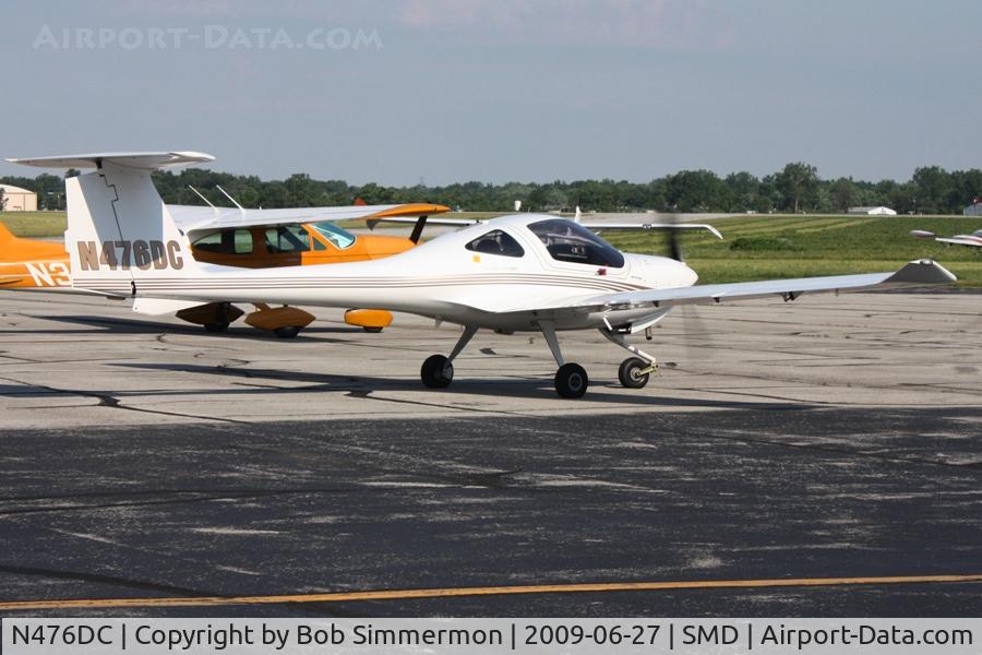 N476DC, 2004 Diamond DA-20C-1 Eclipse C/N C0276, On the ramp at Fort Wayne's Smith Field.