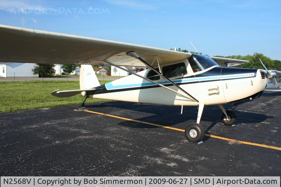 N2568V, 1948 Cessna 170 C/N 18073, Fort Wayne, Indiana - Smith Field fly-in breakfast.
