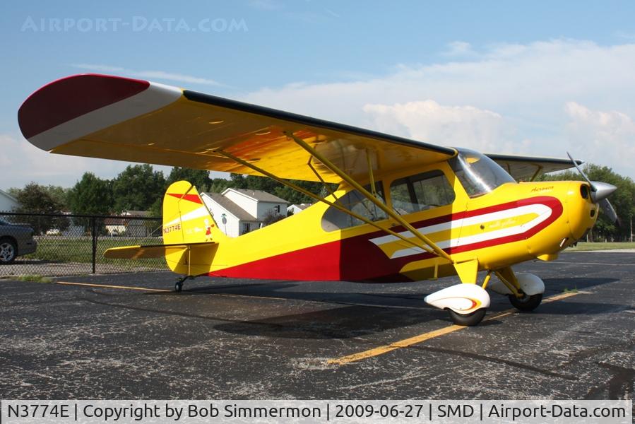 N3774E, 1947 Aeronca 7AC Champion C/N 7AC-7057, Fort Wayne, Indiana - Smith Field fly-in breakfast.