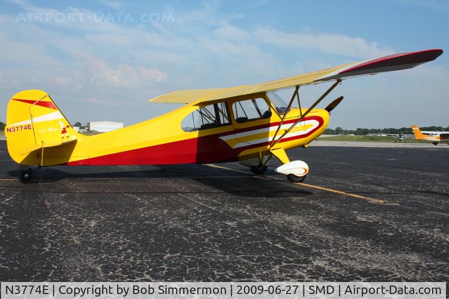 N3774E, 1947 Aeronca 7AC Champion C/N 7AC-7057, Fort Wayne, Indiana - Smith Field fly-in breakfast.