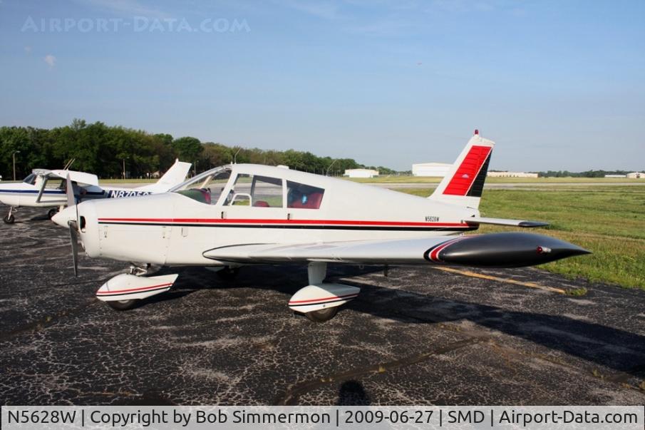 N5628W, 1962 Piper PA-28-160 Cherokee C/N 28-773, Fort Wayne, Indiana - Smith Field fly-in breakfast.