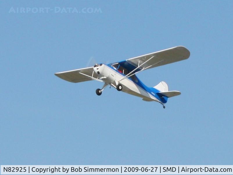 N82925, 1946 Aeronca 7AC Champion C/N 7AC-1575, Departing Fort Wayne's Smith Field