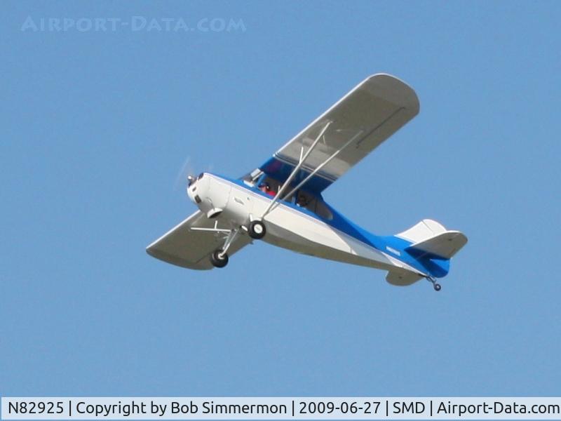 N82925, 1946 Aeronca 7AC Champion C/N 7AC-1575, Departing Fort Wayne's Smith Field