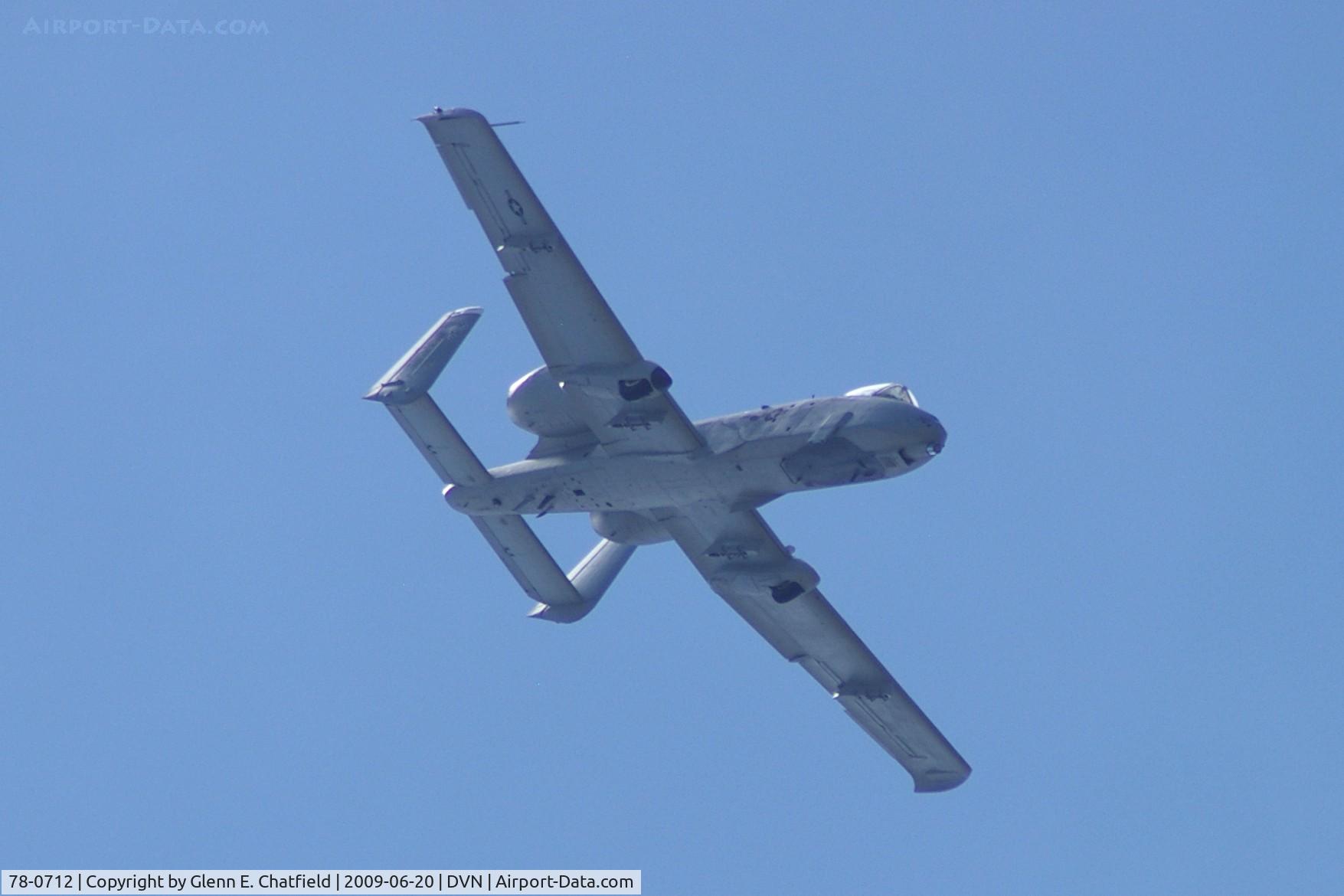 78-0712, 1978 Fairchild Republic A-10C Thunderbolt II C/N A10-0332, Quad Cities Air Show