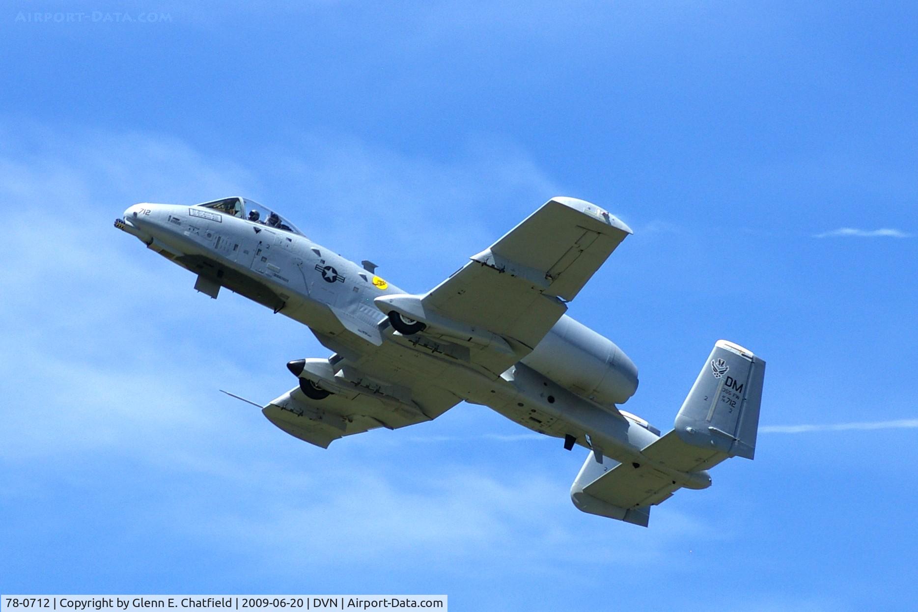 78-0712, 1978 Fairchild Republic A-10C Thunderbolt II C/N A10-0332, Quad Cities Air Show
