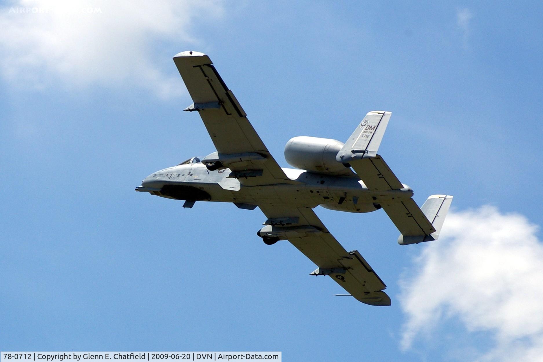78-0712, 1978 Fairchild Republic A-10C Thunderbolt II C/N A10-0332, Quad Cities Air Show
