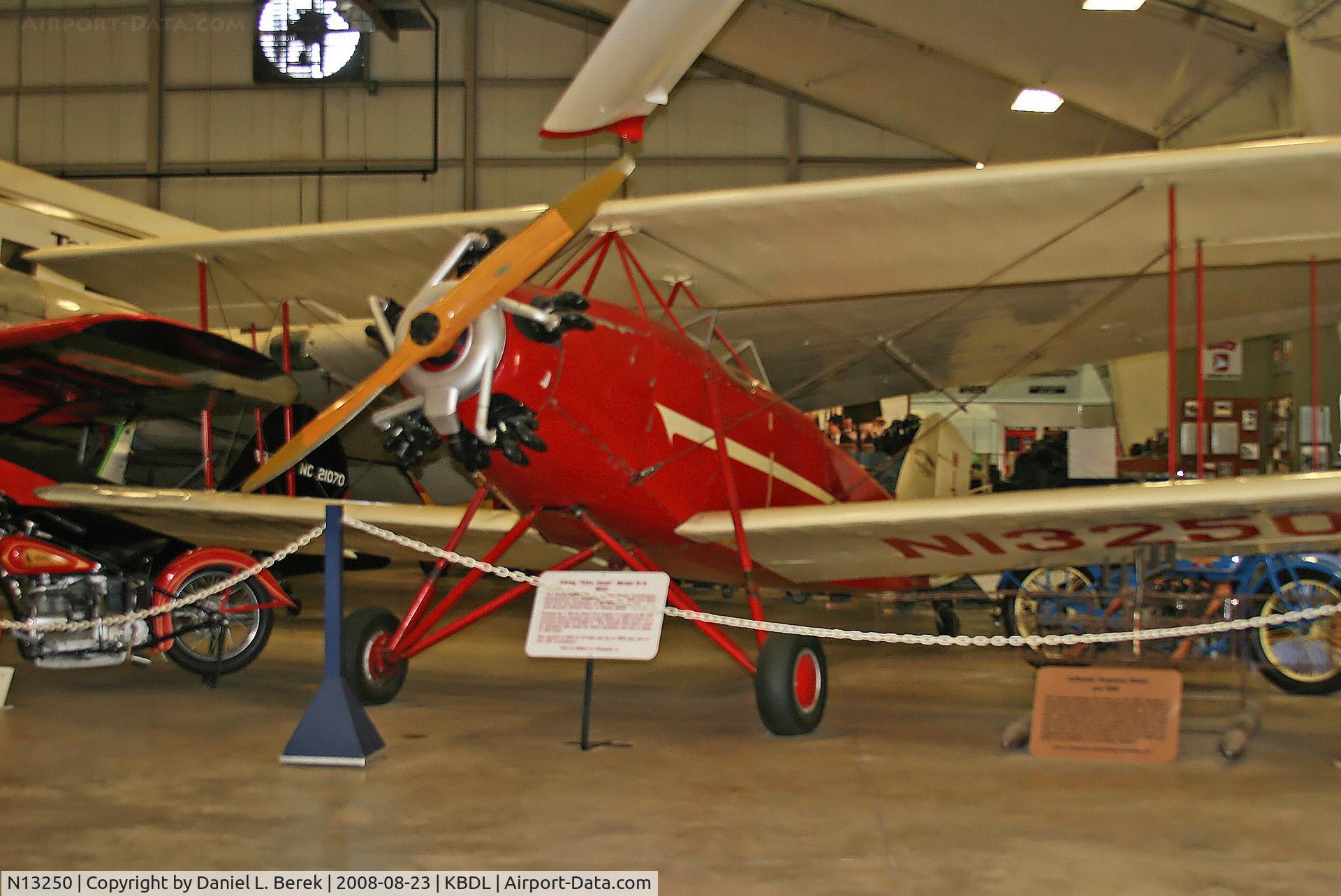 N13250, 1933 Viking Flying Boat Co B-8 Kittyhawk C/N 30, Golden Age classic on display at the New England Air Museum