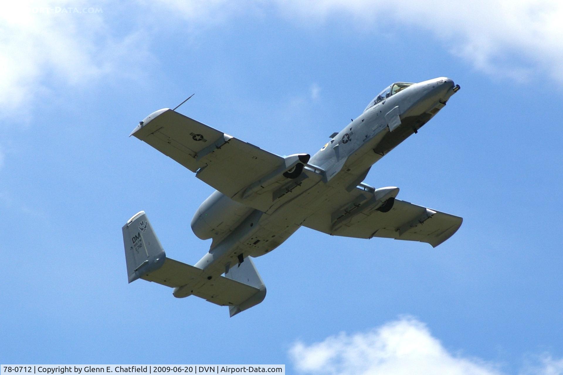 78-0712, 1978 Fairchild Republic A-10C Thunderbolt II C/N A10-0332, Quad Cities Air Show