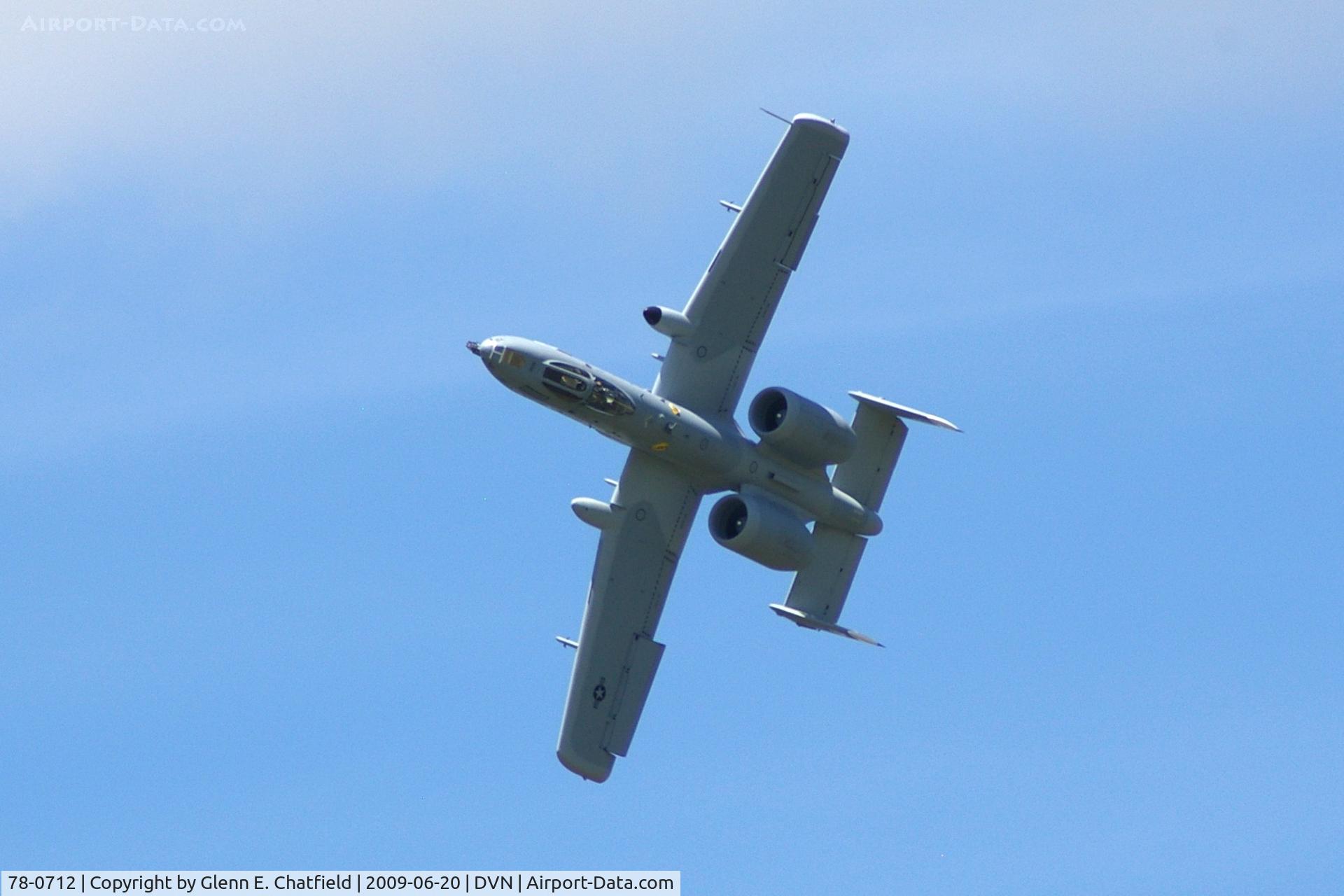 78-0712, 1978 Fairchild Republic A-10C Thunderbolt II C/N A10-0332, Quad Cities Air Show