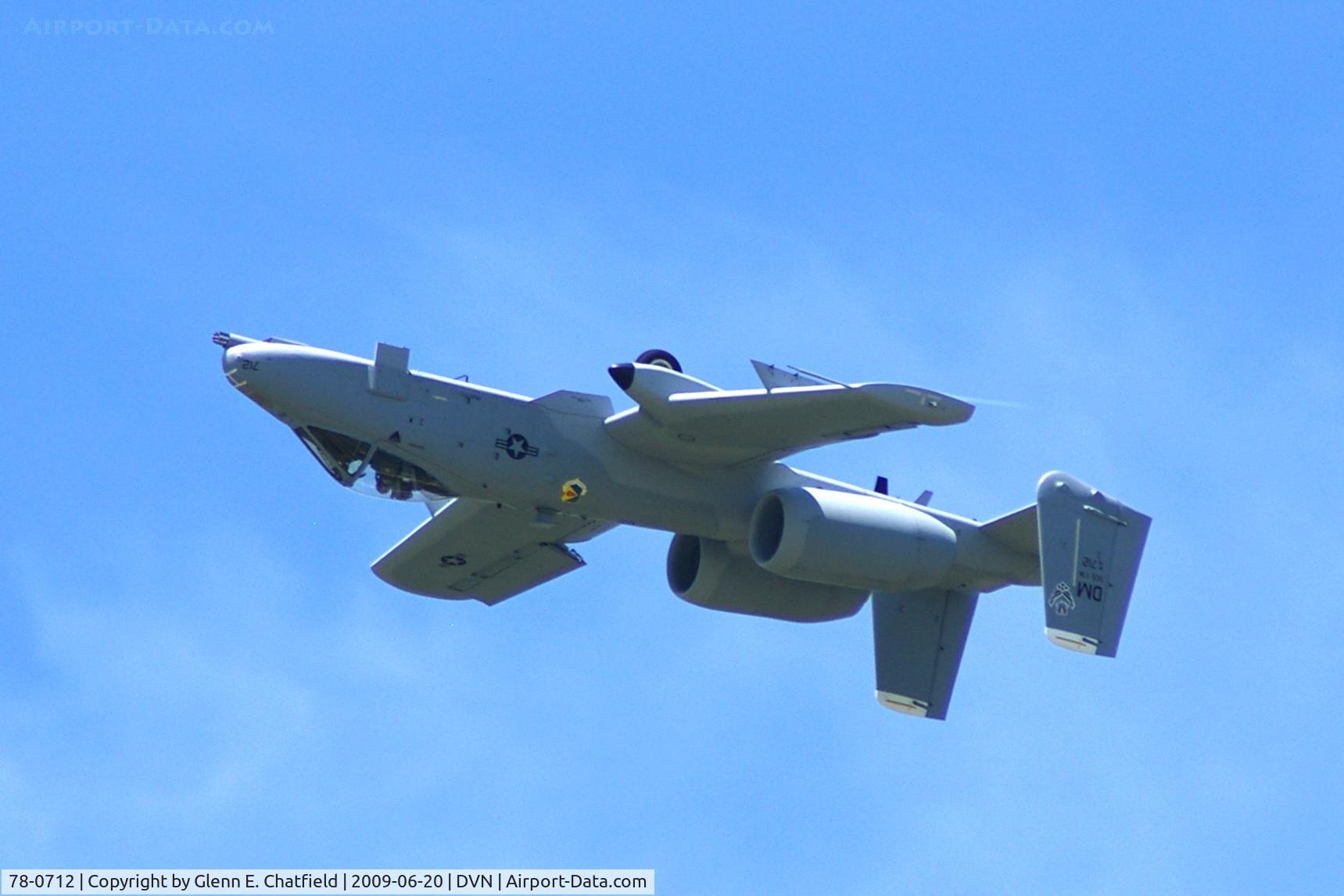 78-0712, 1978 Fairchild Republic A-10C Thunderbolt II C/N A10-0332, Quad Cities Air Show