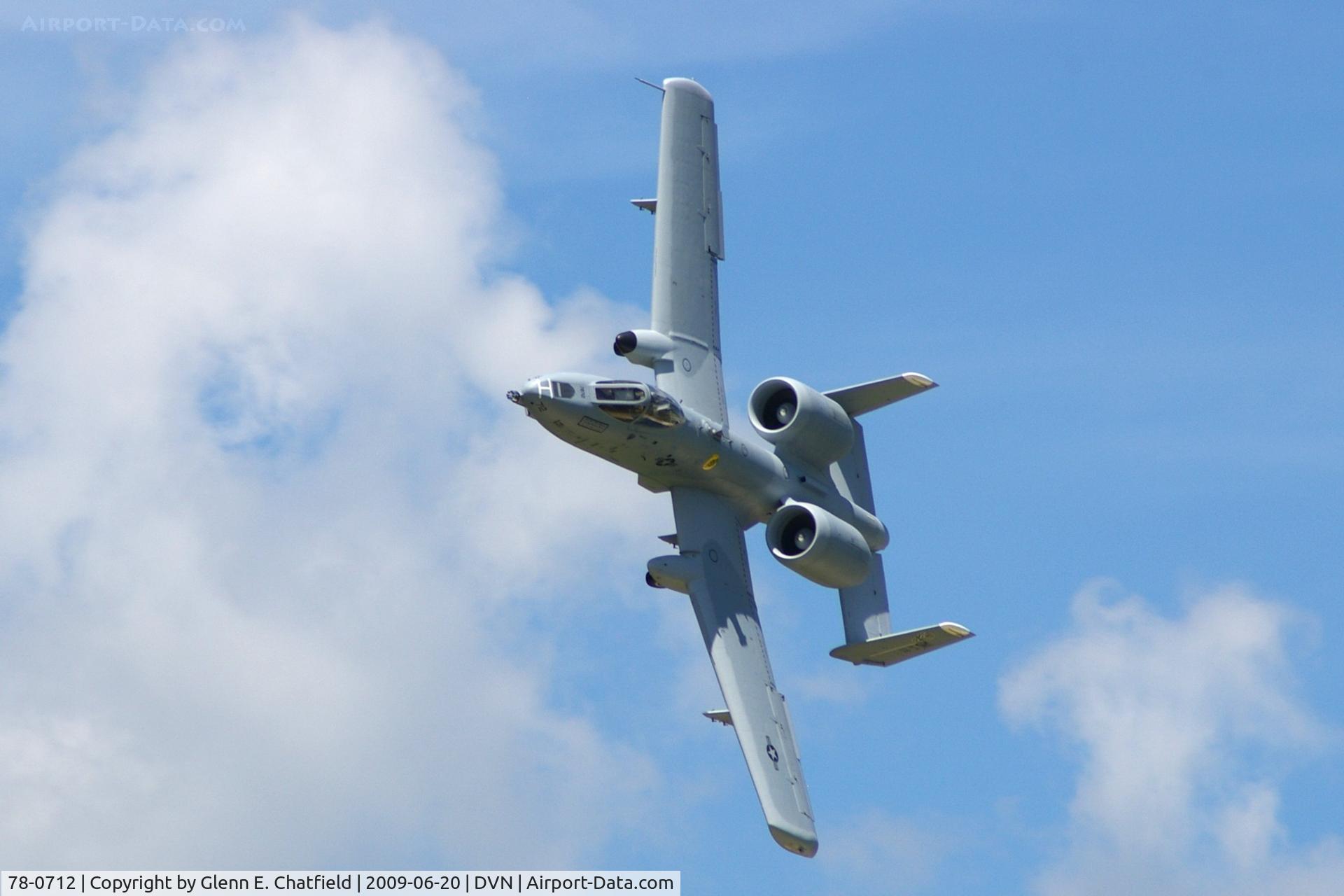 78-0712, 1978 Fairchild Republic A-10C Thunderbolt II C/N A10-0332, Quad Cities Air Show