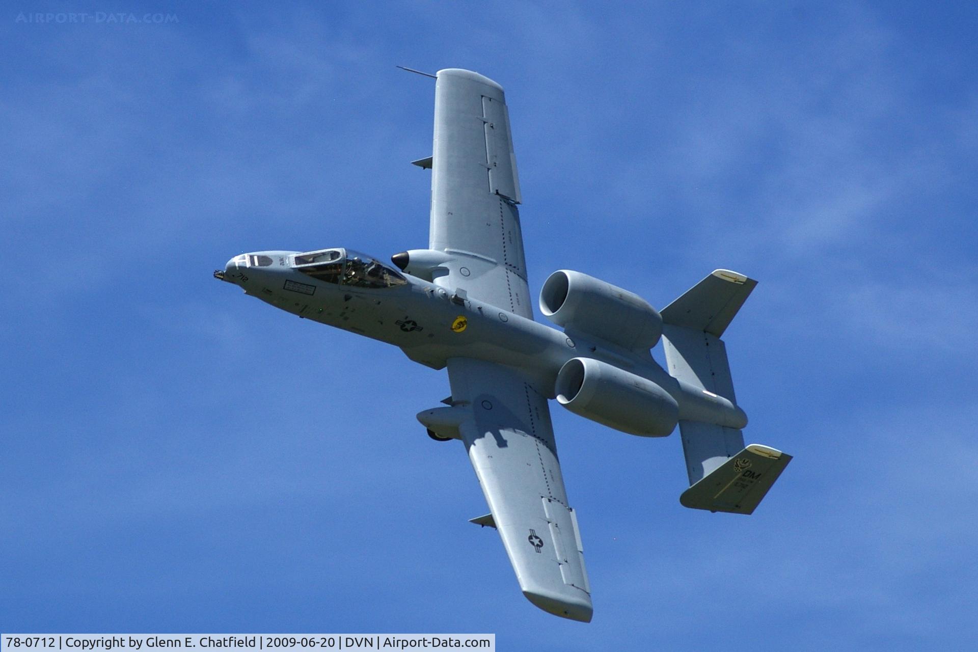 78-0712, 1978 Fairchild Republic A-10C Thunderbolt II C/N A10-0332, Quad Cities Air Show