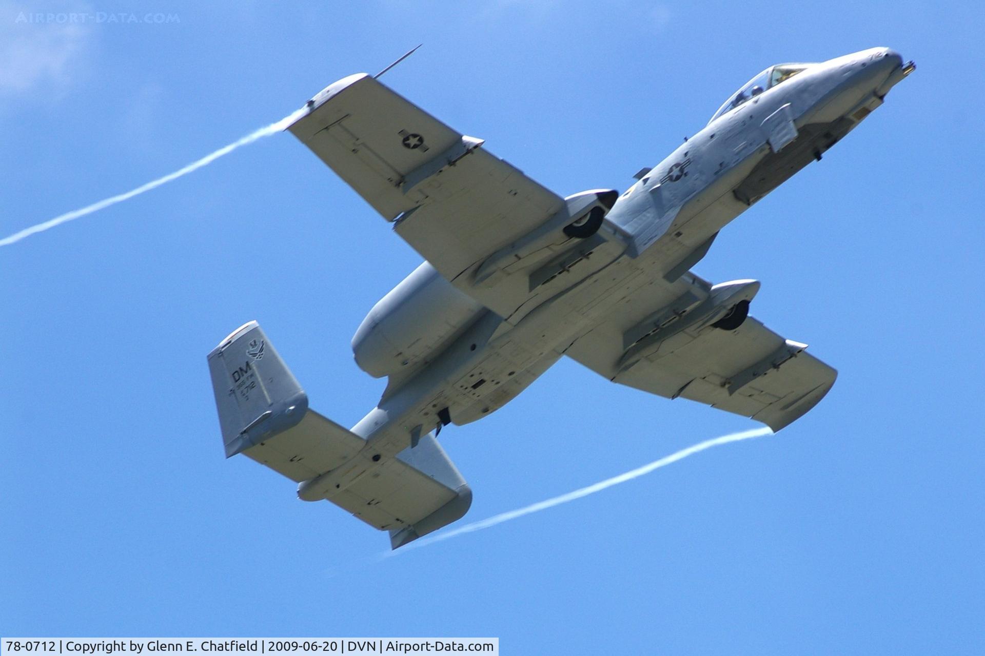 78-0712, 1978 Fairchild Republic A-10C Thunderbolt II C/N A10-0332, Quad Cities Air Show