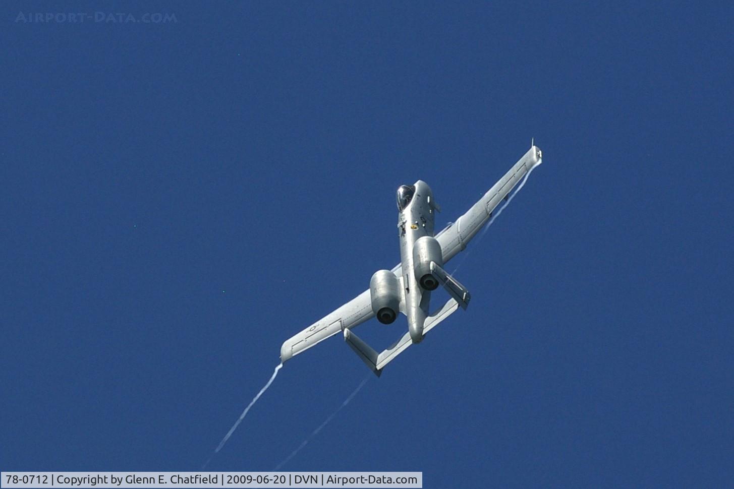 78-0712, 1978 Fairchild Republic A-10C Thunderbolt II C/N A10-0332, Quad Cities Air Show